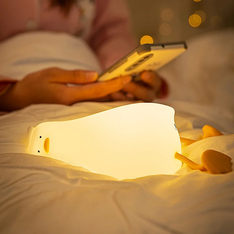 Cute Animal Silicone Night Light – Panda, Capybara, Axolotl, Mushroom & More | USB Rechargeable