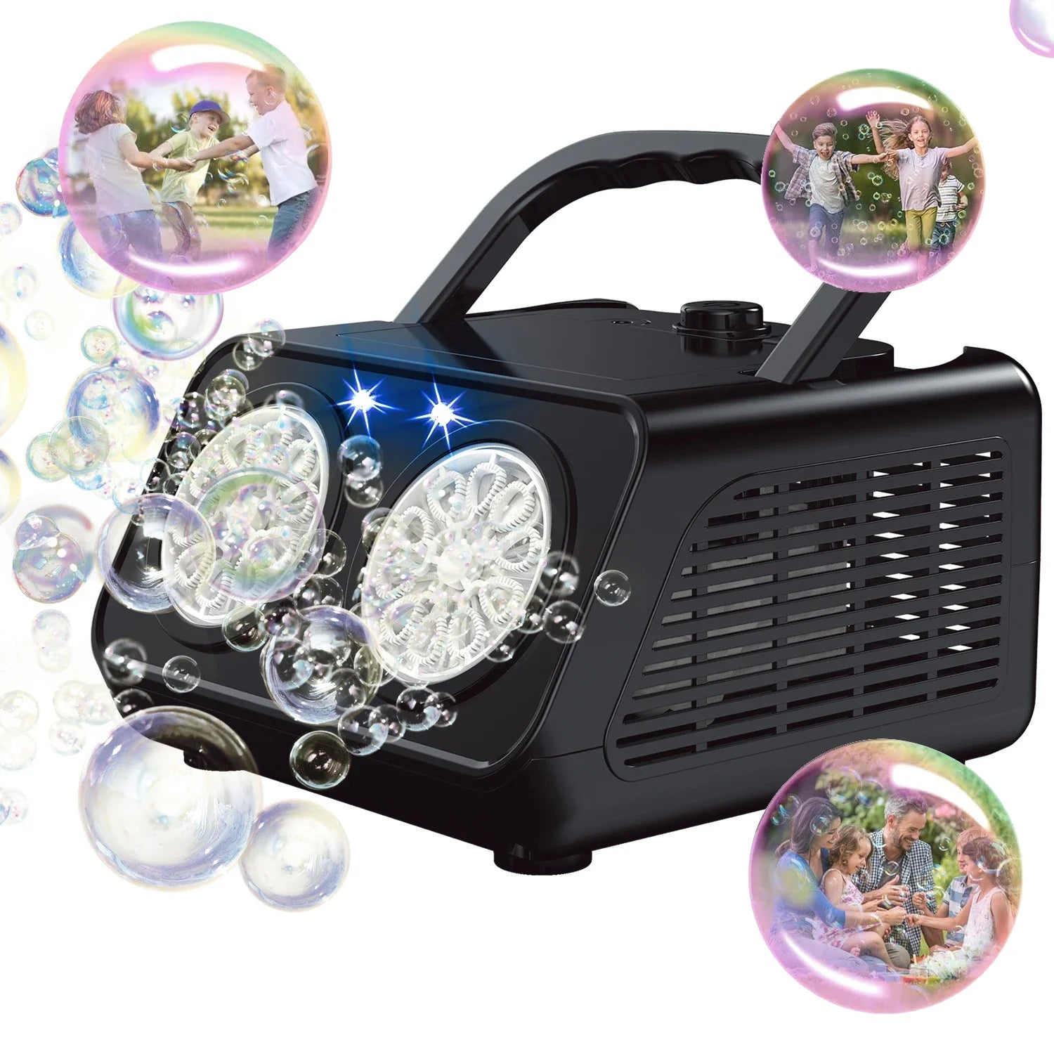 Handheld automatic bubble machine, children's portable bubble machine