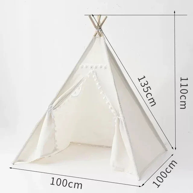 Kids Teepee Play Tent – Foldable Indoor and Outdoor Adventure Space