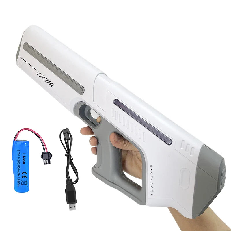Powerful Electric Water Gun – Automatic High-Pressure Squirt Blaster for Summer Fun, Beach & Outdoor Play for Kids & Adults