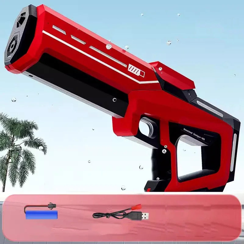 Powerful Electric Water Gun – Automatic High-Pressure Squirt Blaster for Summer Fun, Beach & Outdoor Play for Kids & Adults