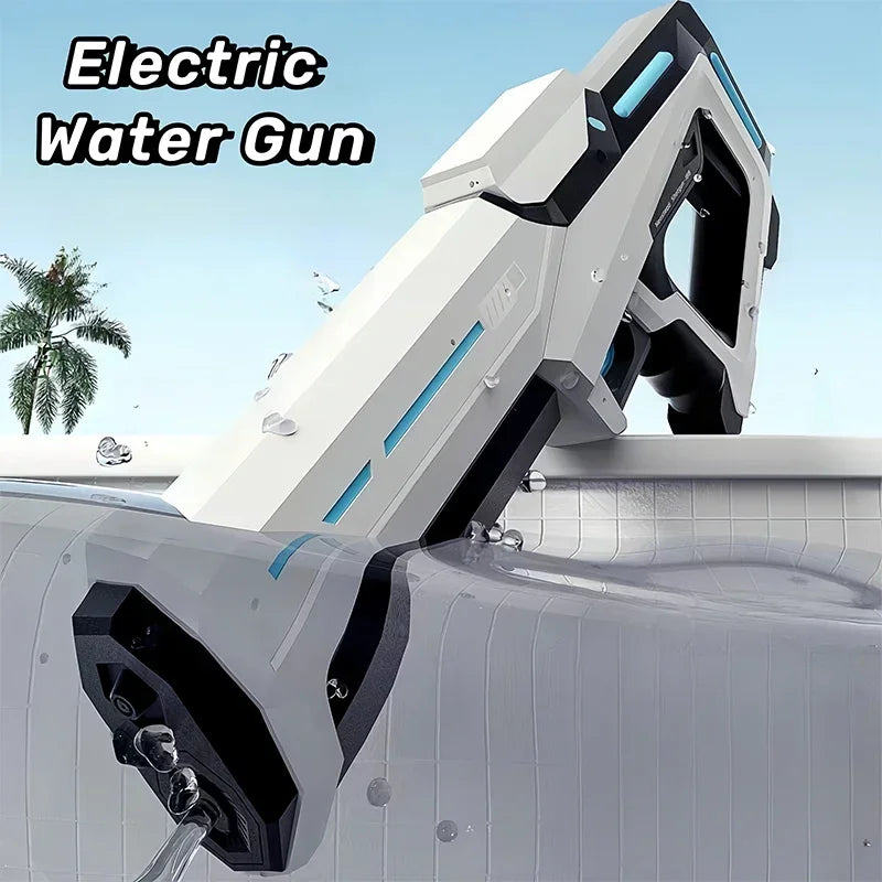Powerful Electric Water Gun – Automatic High-Pressure Squirt Blaster for Summer Fun, Beach & Outdoor Play for Kids & Adults