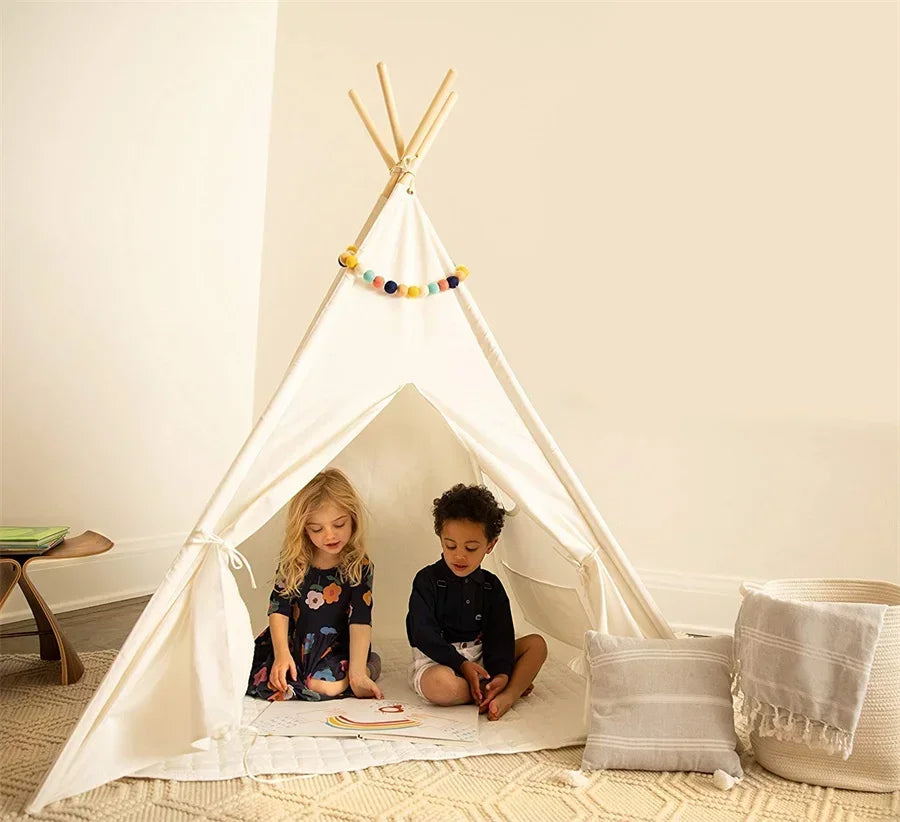 Kids Teepee Play Tent – Foldable Indoor and Outdoor Adventure Space