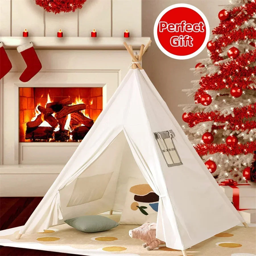 Kids Teepee Play Tent – Foldable Indoor and Outdoor Adventure Space