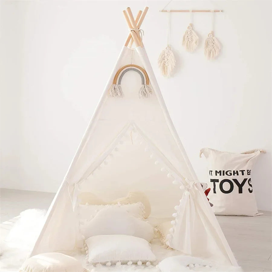 Kids Teepee Play Tent – Foldable Indoor and Outdoor Adventure Space