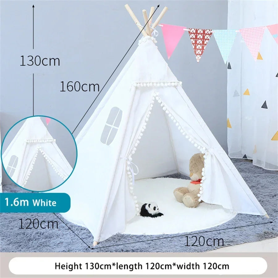 Kids Teepee Play Tent – Foldable Indoor and Outdoor Adventure Space