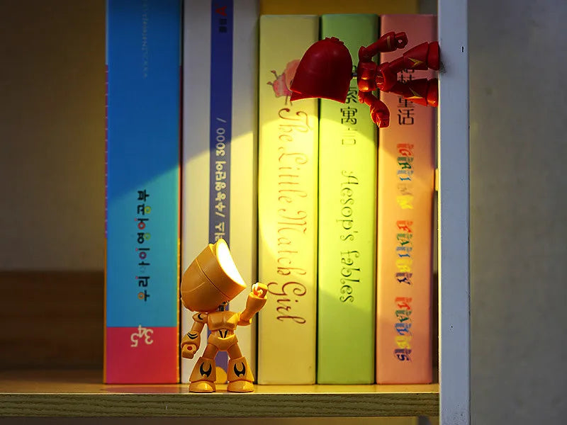 Mini LED Hero Night Light – Cute Cartoon Police Desk Lamp for Kids' Bedrooms & Holiday Gifts