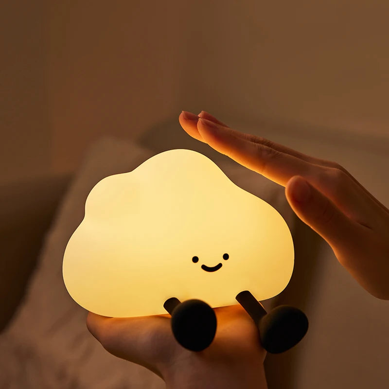 Cute Animal Silicone Night Light – Panda, Capybara, Axolotl, Mushroom & More | USB Rechargeable