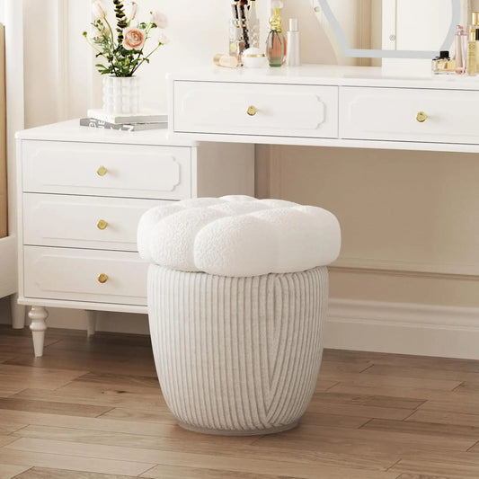 Cloud Cashmere Cake Storage Ottoman