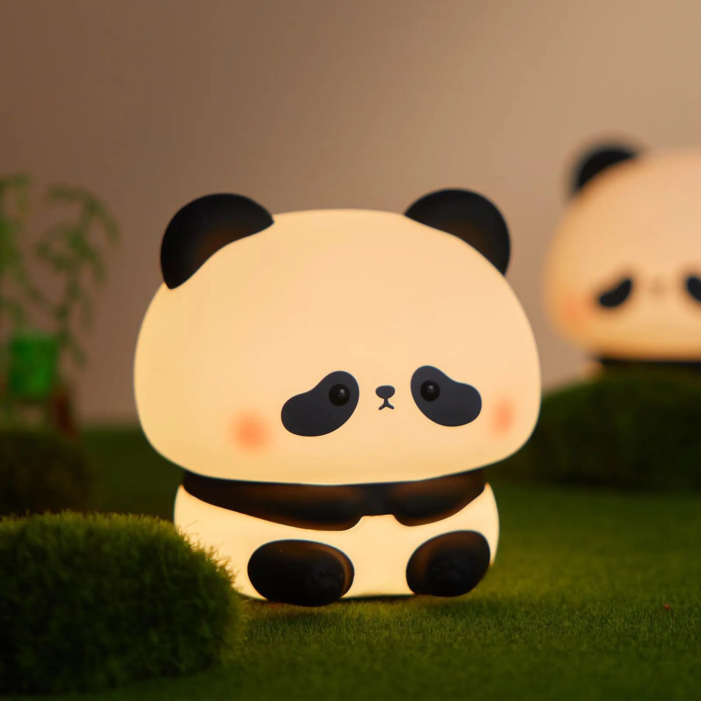 Cute Animal Silicone Night Light – Panda, Capybara, Axolotl, Mushroom & More | USB Rechargeable