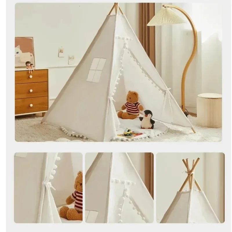 Kids Teepee Play Tent – Foldable Indoor and Outdoor Adventure Space