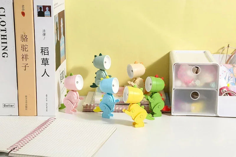 Mini Magnetic Dinosaur Night Light – Folding LED Bedside Lamp & Kids' Room Ornament