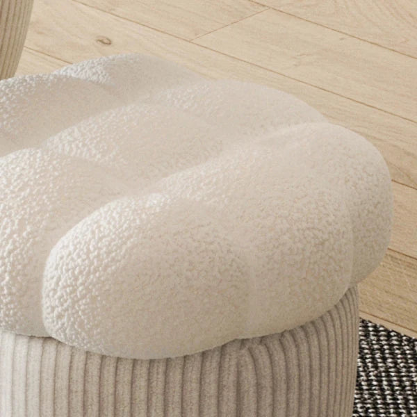 Cloud Cashmere Cake Storage Ottoman