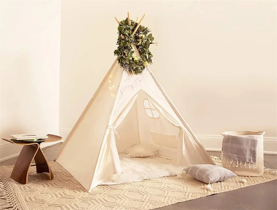 Kids Teepee Play Tent – Foldable Indoor and Outdoor Adventure Space