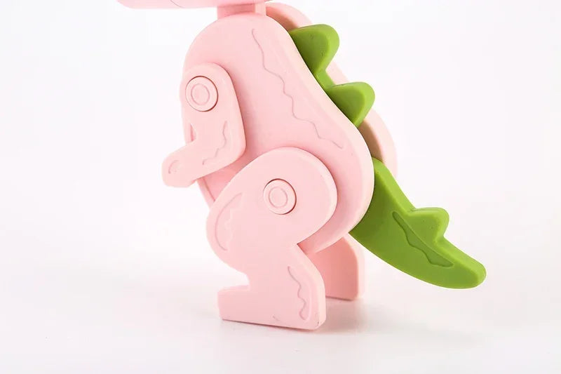 Mini Magnetic Dinosaur Night Light – Folding LED Bedside Lamp & Kids' Room Ornament