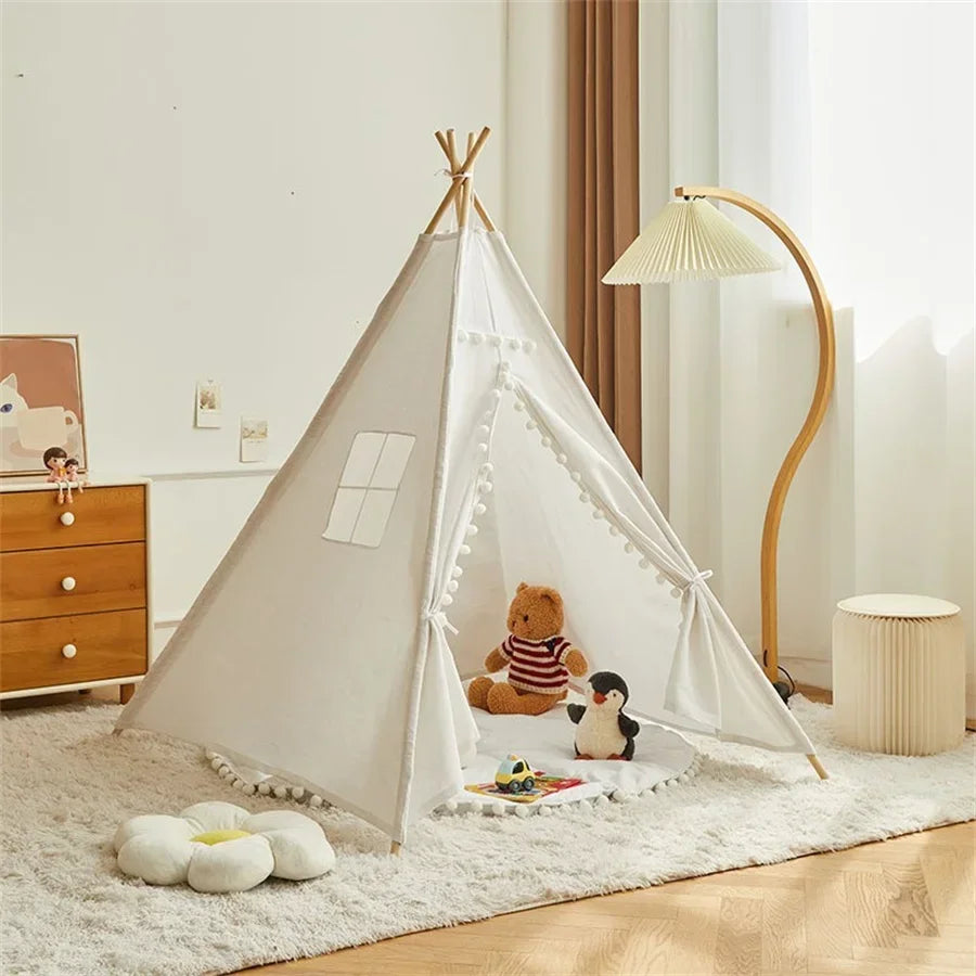 Kids Teepee Play Tent – Foldable Indoor and Outdoor Adventure Space