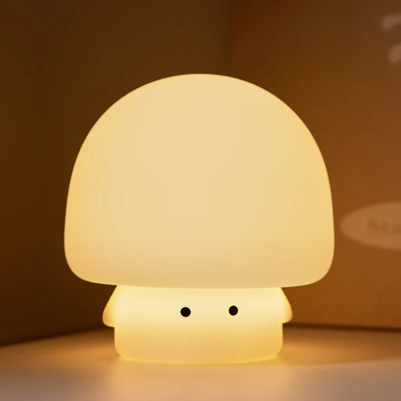 Cute Animal Silicone Night Light – Panda, Capybara, Axolotl, Mushroom & More | USB Rechargeable