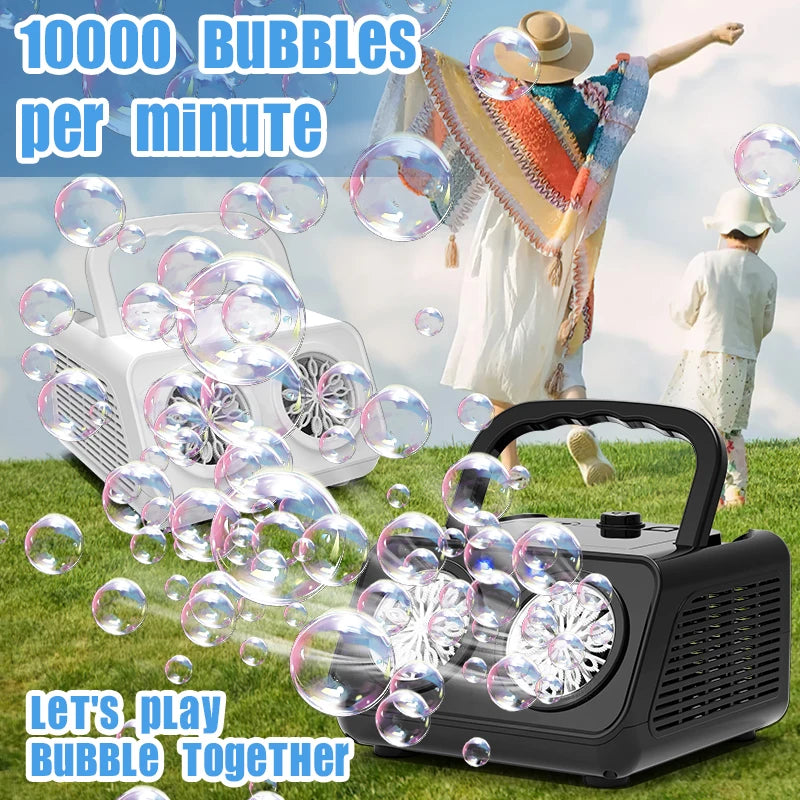 Handheld automatic bubble machine, children's portable bubble machine