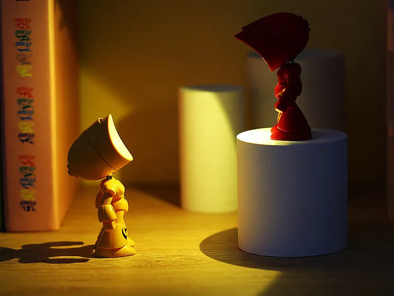 Mini LED Hero Night Light – Cute Cartoon Police Desk Lamp for Kids' Bedrooms & Holiday Gifts