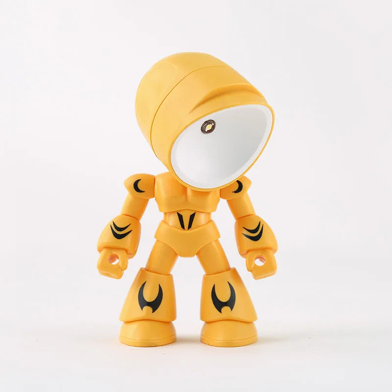 Mini LED Hero Night Light – Cute Cartoon Police Desk Lamp for Kids' Bedrooms & Holiday Gifts