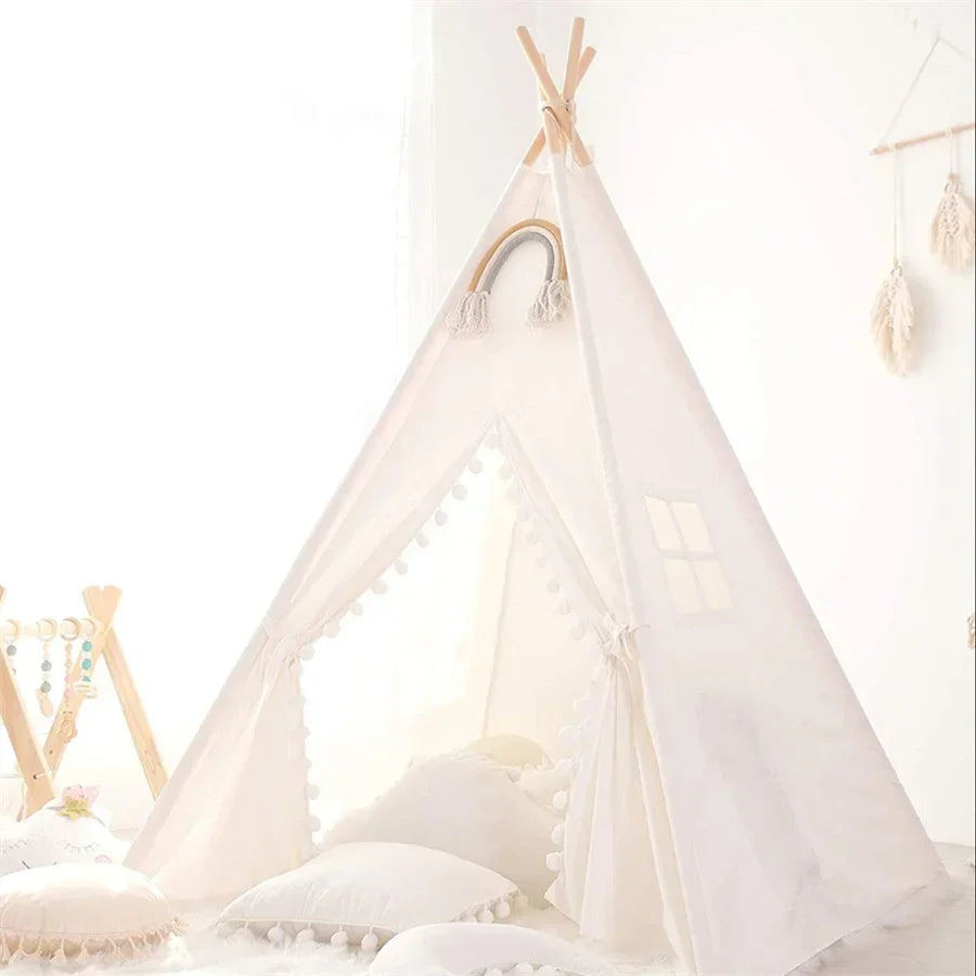 Kids Teepee Play Tent – Foldable Indoor and Outdoor Adventure Space
