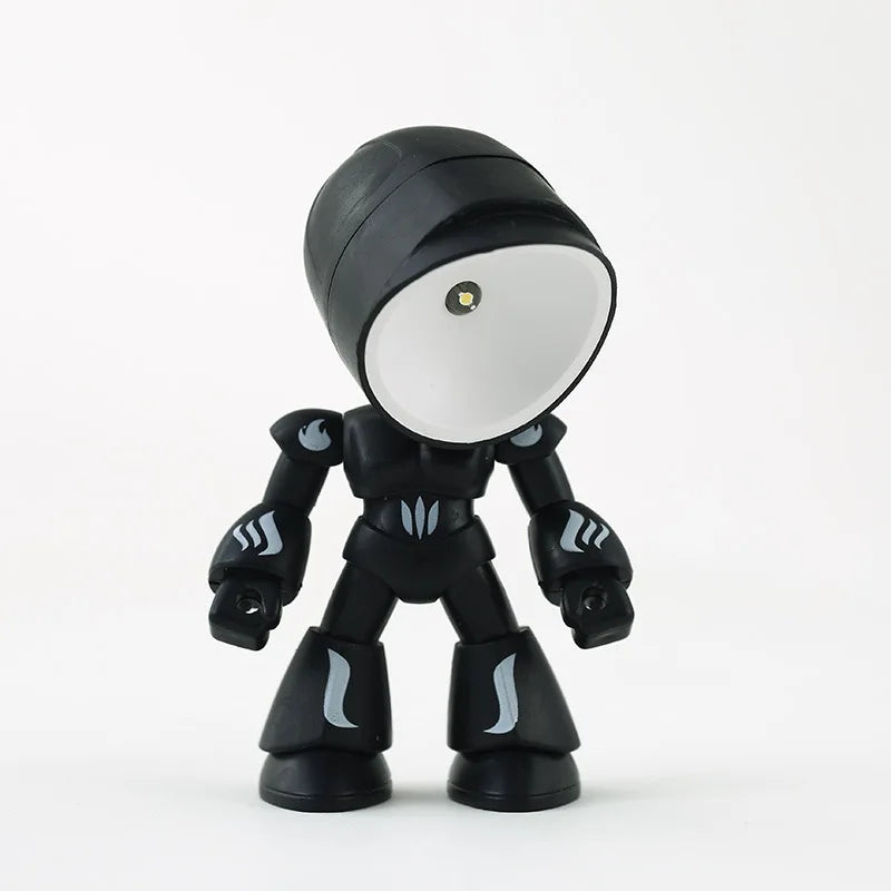 Mini LED Hero Night Light – Cute Cartoon Police Desk Lamp for Kids' Bedrooms & Holiday Gifts