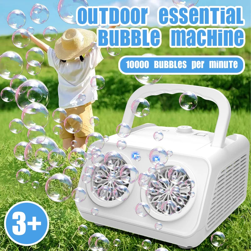Handheld automatic bubble machine, children's portable bubble machine