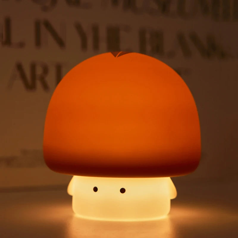 Cute Animal Silicone Night Light – Panda, Capybara, Axolotl, Mushroom & More | USB Rechargeable
