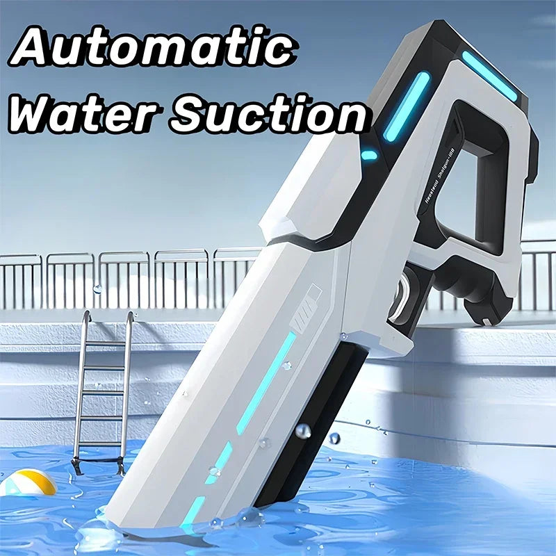 Powerful Electric Water Gun – Automatic High-Pressure Squirt Blaster for Summer Fun, Beach & Outdoor Play for Kids & Adults