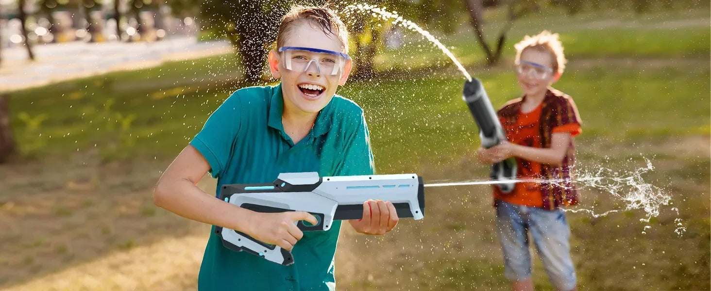 Powerful Electric Water Gun – Automatic High-Pressure Squirt Blaster for Summer Fun, Beach & Outdoor Play for Kids & Adults