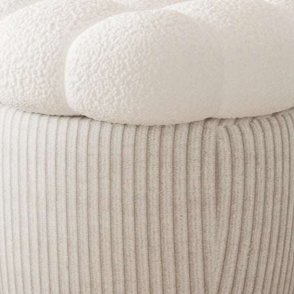 Cloud Cashmere Cake Storage Ottoman